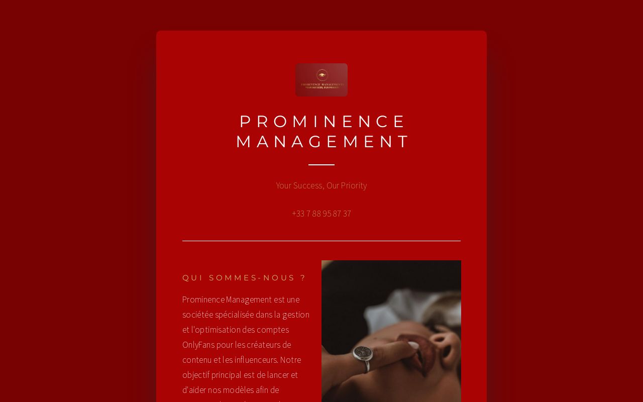 Prominence Management